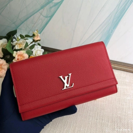 First bag ru VUITTON LOCKME LOUIS WALLET 0823
